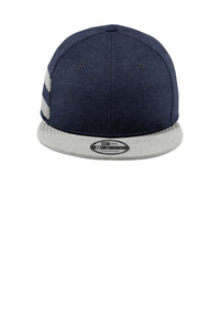 New Era® Shadow Heather Striped Flat Bill Snapback Cap | NE408