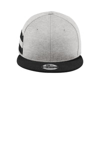 New Era® Shadow Heather Striped Flat Bill Snapback Cap | NE408