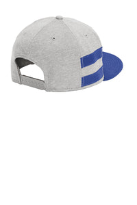 New Era® Shadow Heather Striped Flat Bill Snapback Cap | NE408