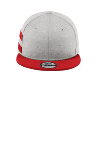 New Era® Shadow Heather Striped Flat Bill Snapback Cap | NE408