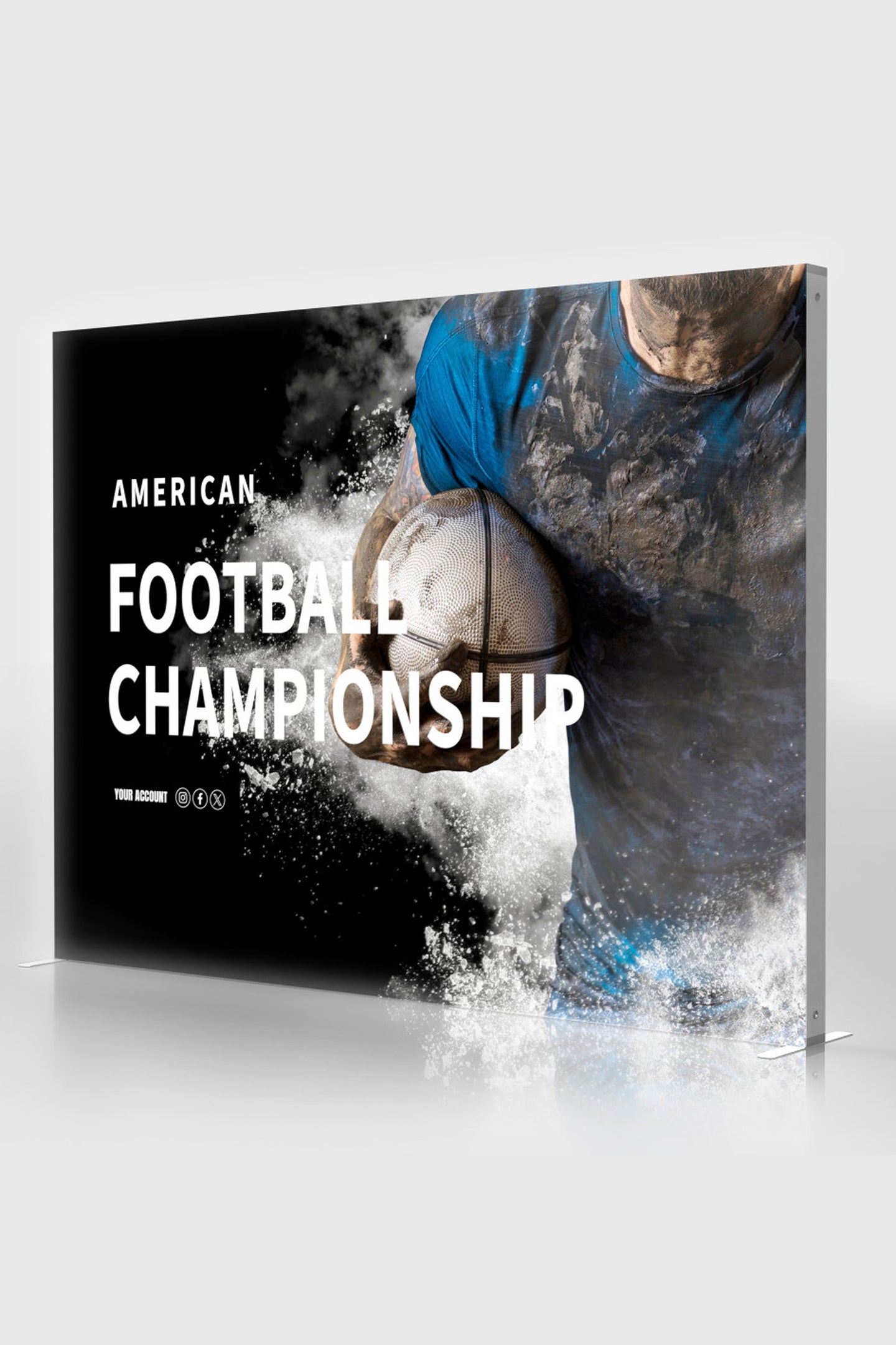 10ft SEG Backlit Fabric Display – Illuminated Trade Show Wall