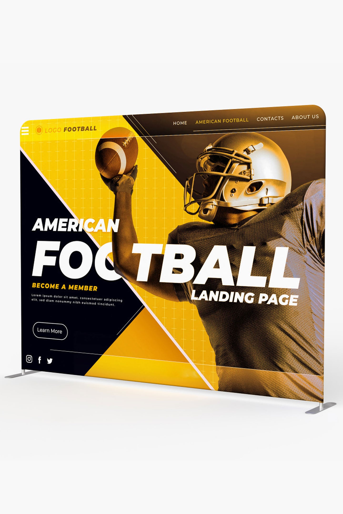 10ft Straight Tension Fabric Display