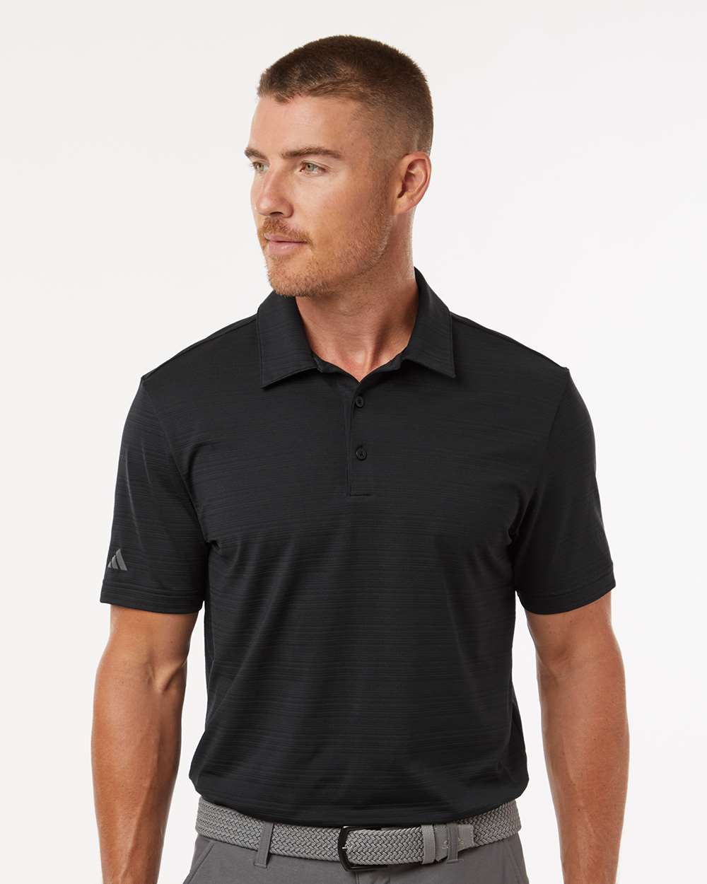 Adidas Men's Textured Stripe Polo A704