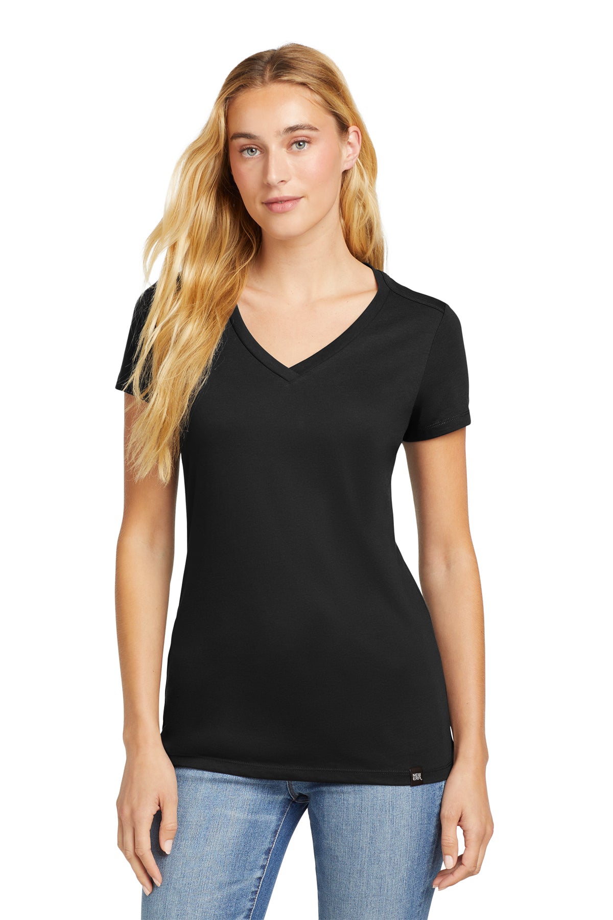 LNEA101 New Era® Women's Heritage Blend V-Neck Tee