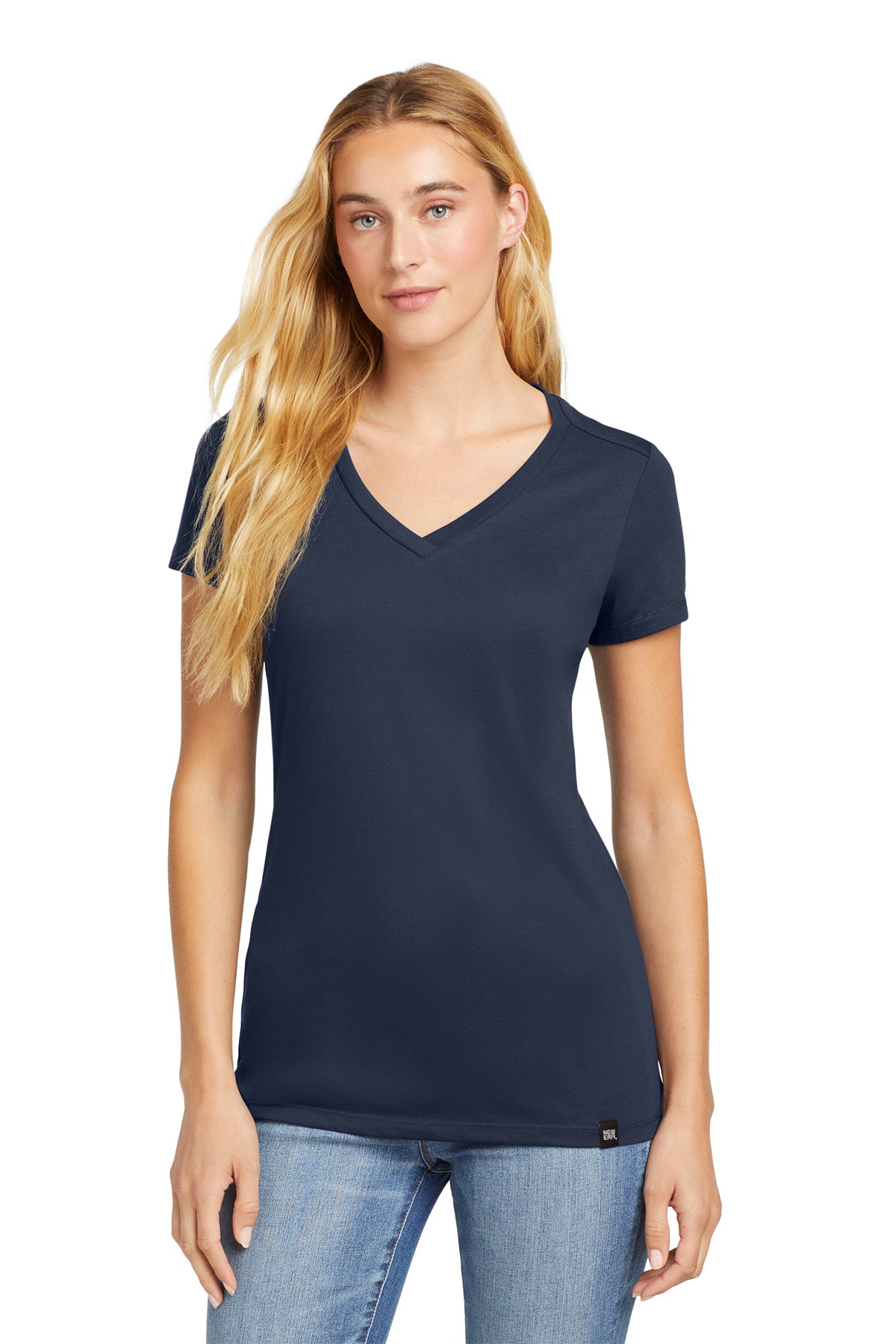 LNEA101 New Era® Women's Heritage Blend V-Neck Tee