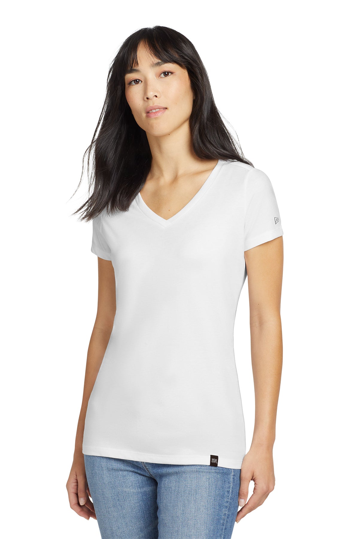 LNEA101 New Era® Women's Heritage Blend V-Neck Tee