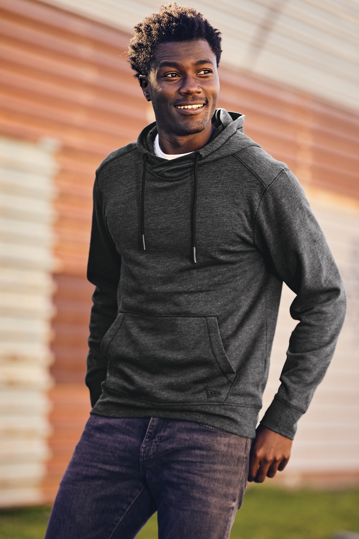 NEA510 New Era® Tri-Blend Fleece Pullover Hoodie