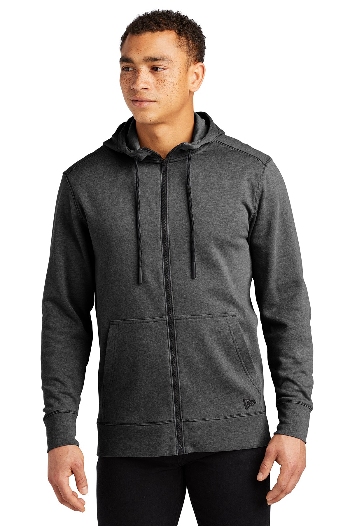 NEA511 New Era® Tri-Blend Fleece Full-Zip Hoodie