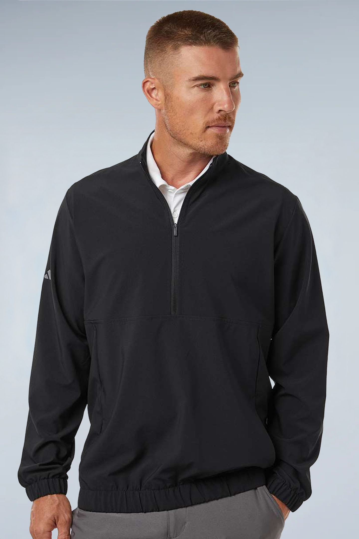 Adidas Men's Stretch Woven Half-Zip Pullover A705