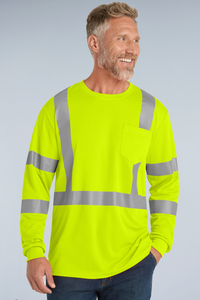 CornerStone® ANSI 107 Class 3 Mesh Long Sleeve Tee | CS203