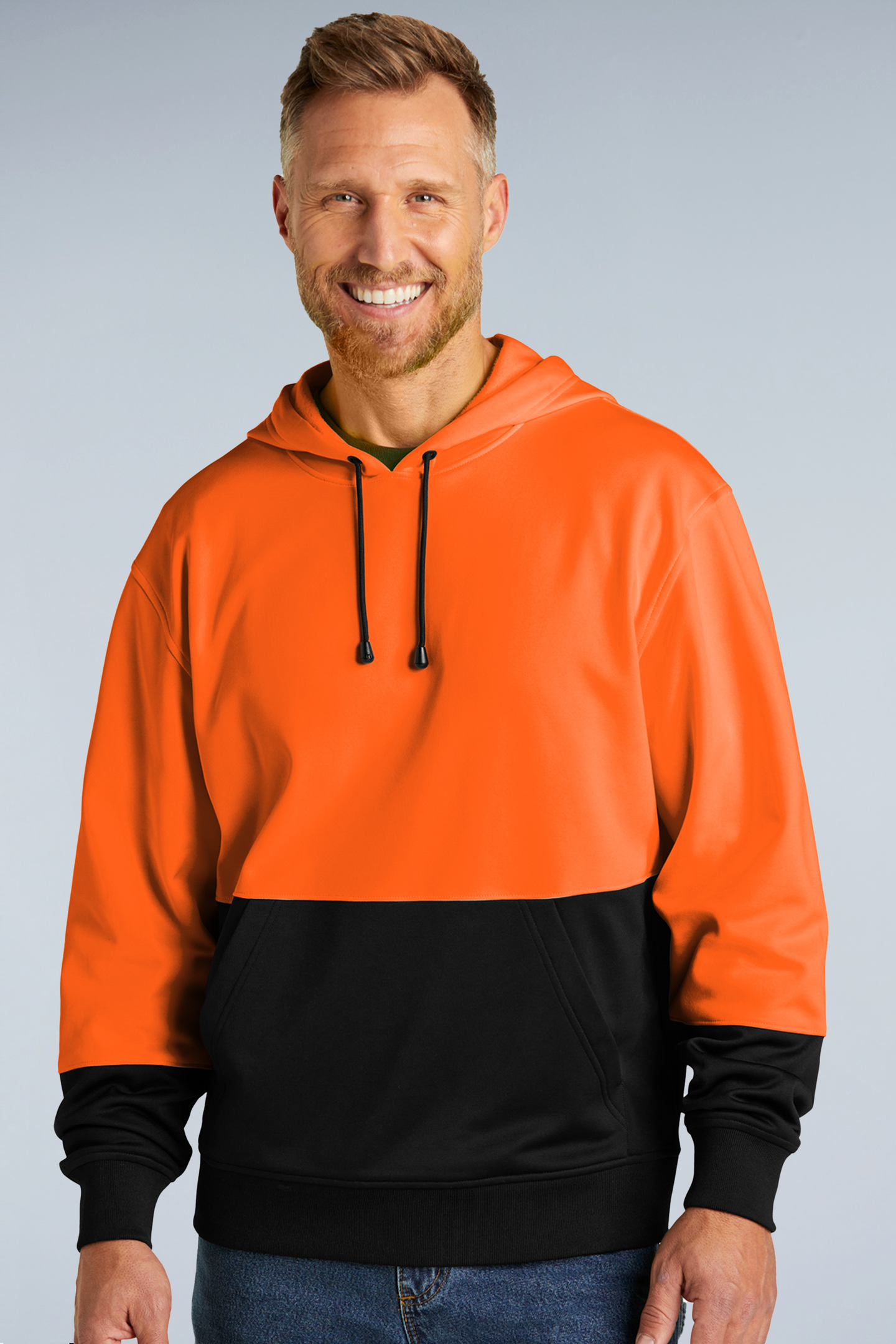 CornerStone® Enhanced Visibility Fleece Pullover Hoodier | CSF01 - The Lemon Print & Design Studio