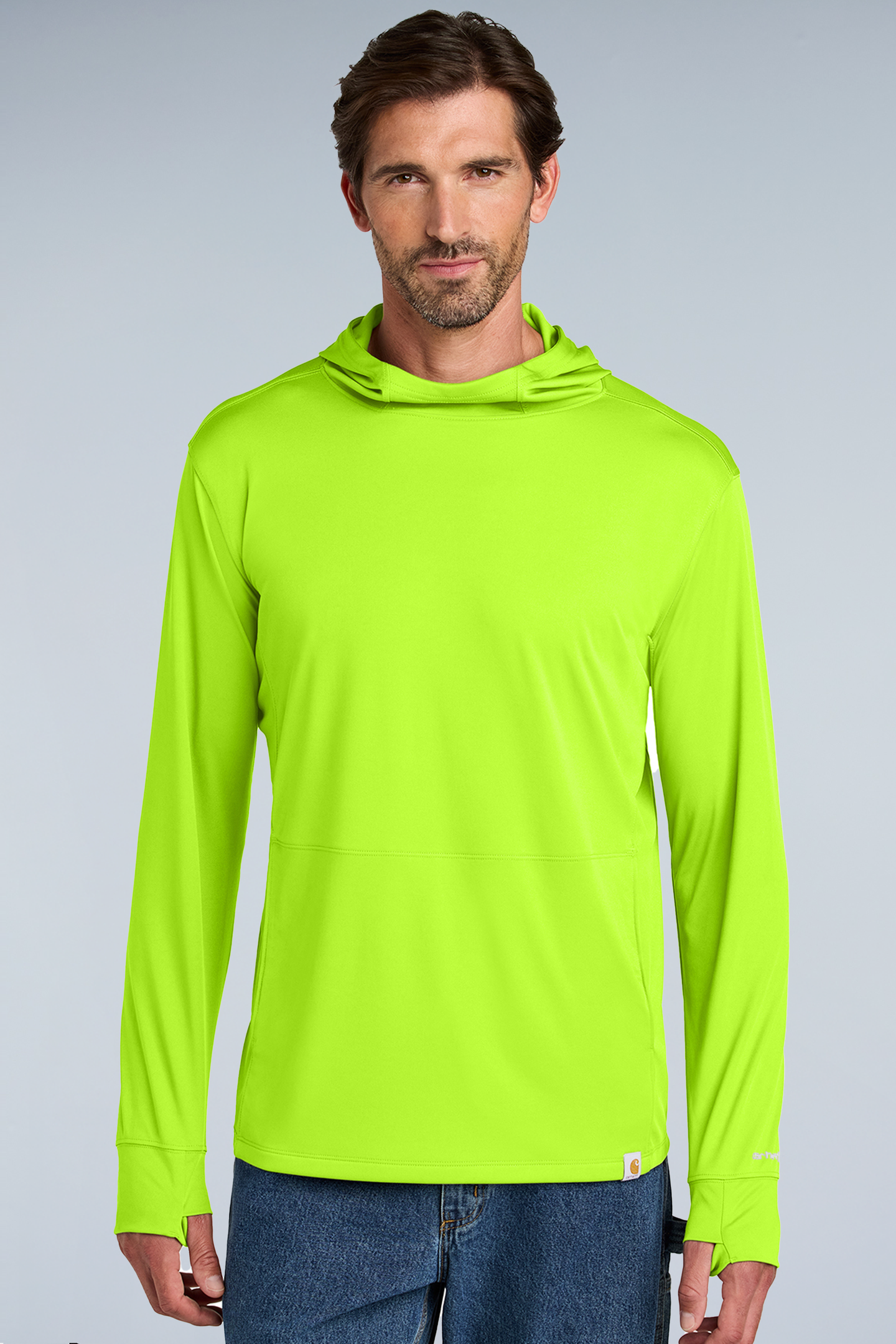 Carhartt Force® Sun Defender™ Long Sleeve Hooded T-Shirt | CT106923 - The Lemon Print & Design Studio