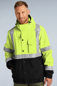 CornerStone® ANSI 107 Class 3 Waterproof Insulated Ripstop Bomber Jacket | CSJ501 - The Lemon Print & Design Studio