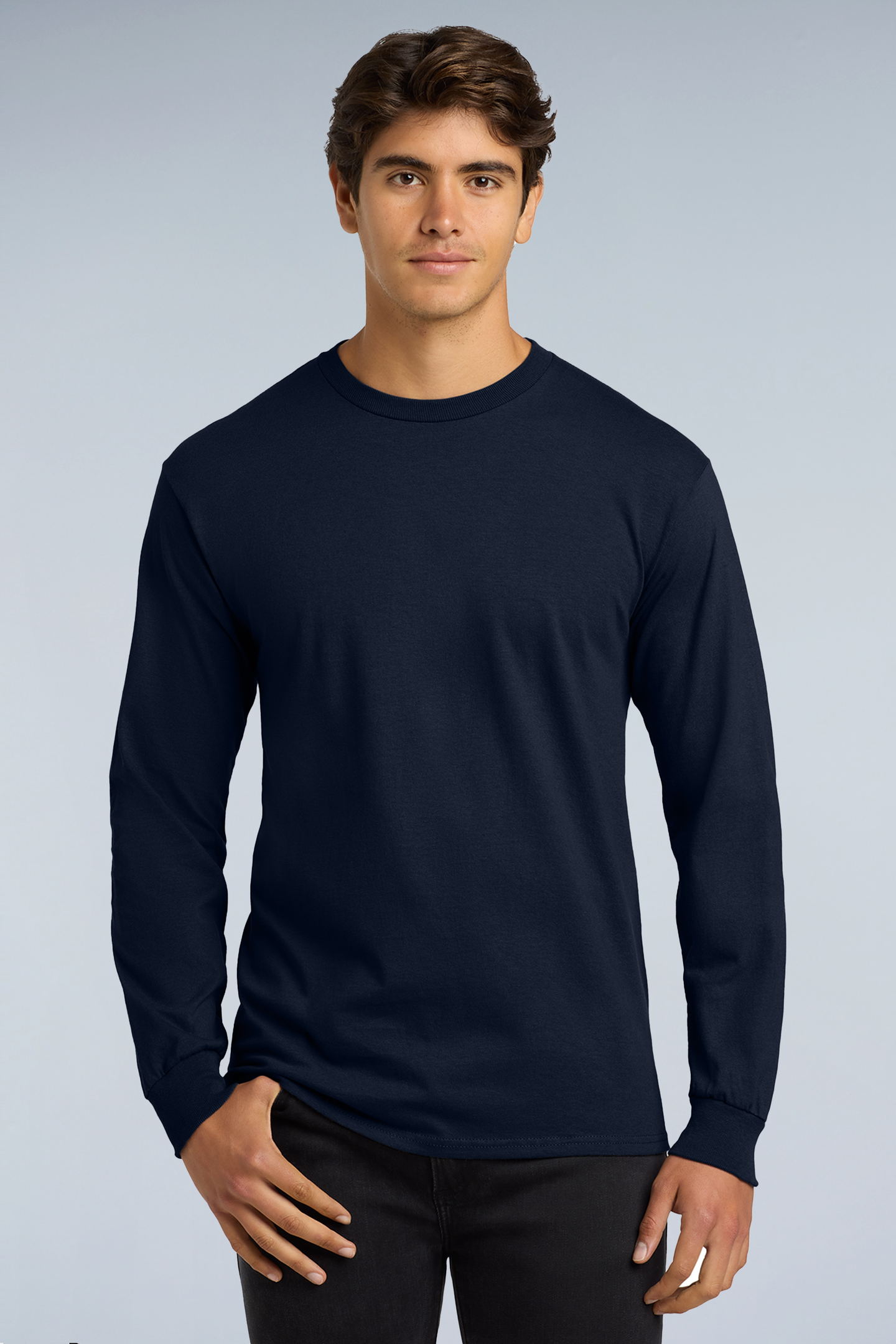 G2400 Gildan® Ultra Cotton® 100% US Cotton Long Sleeve T-Shirt - The Lemon Print & Design Studio