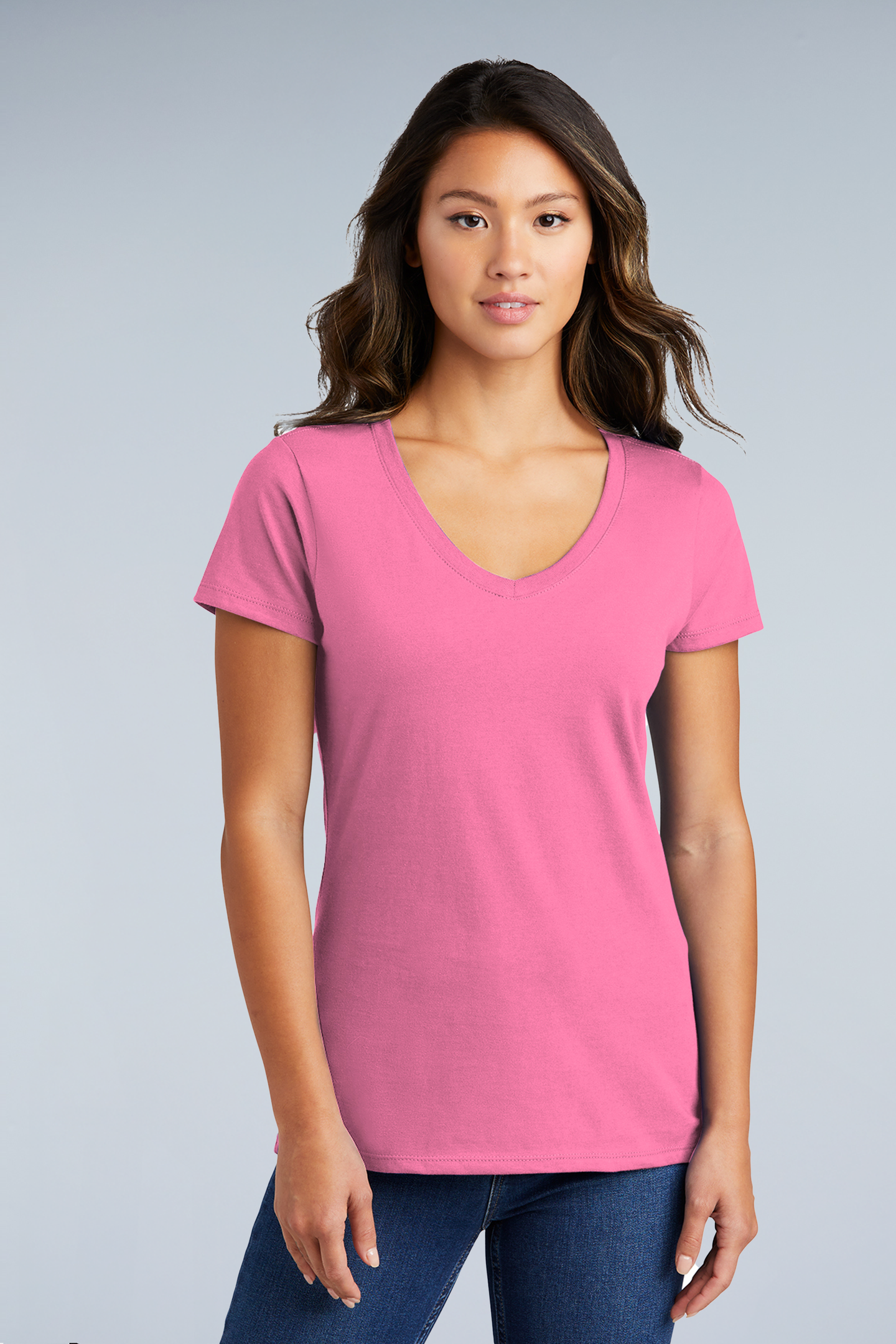 Port & Company® Women's Fan Favorite™ V-Neck Tee | LPC450V - The Lemon Print & Design Studio