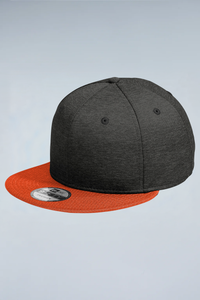 New Era® Shadow Heather Striped Flat Bill Snapback Cap | NE408