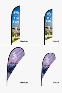 Custom Canopy Tent Flags - The Lemon Print & Design Studio