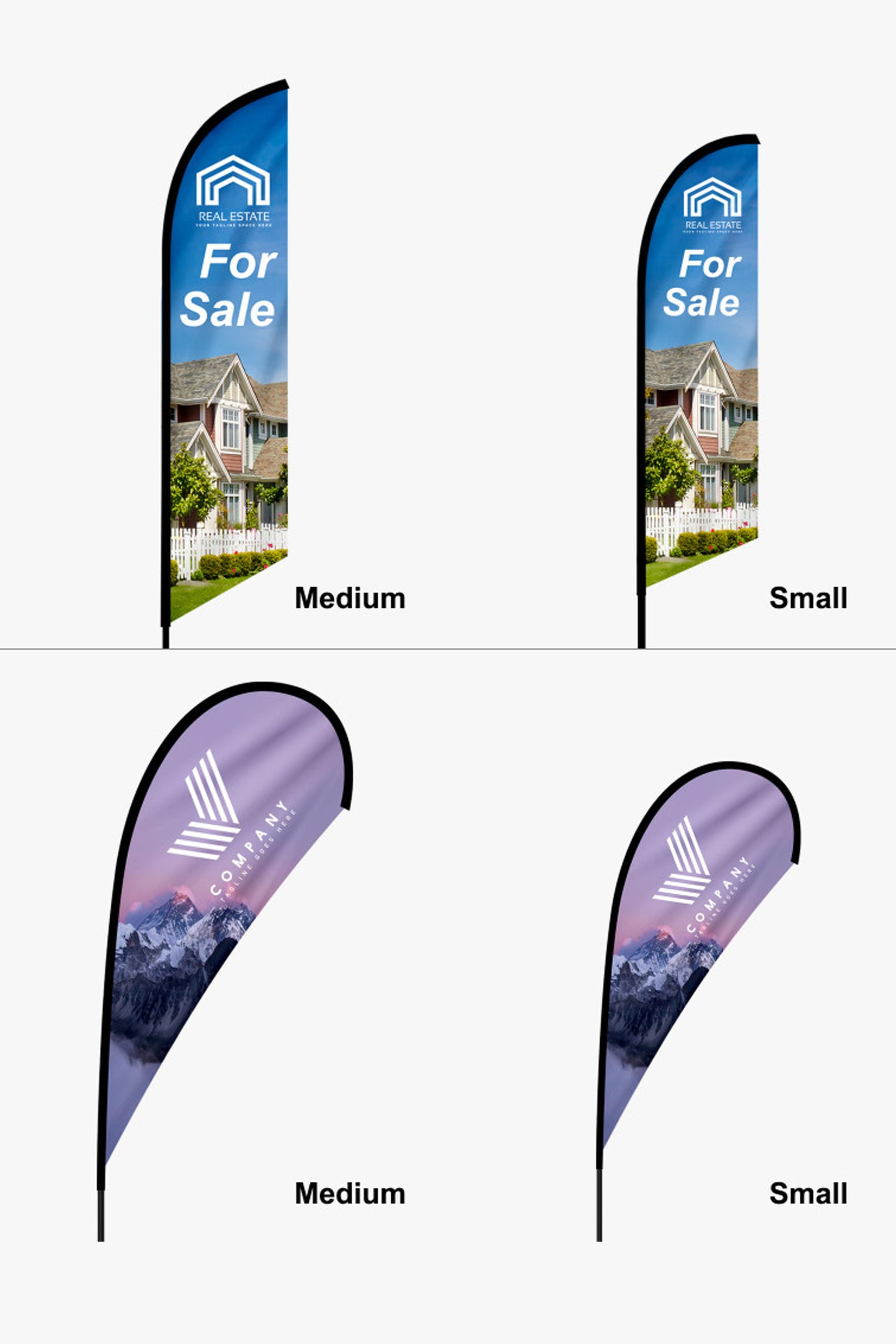 Custom Canopy Tent Flags - The Lemon Print & Design Studio