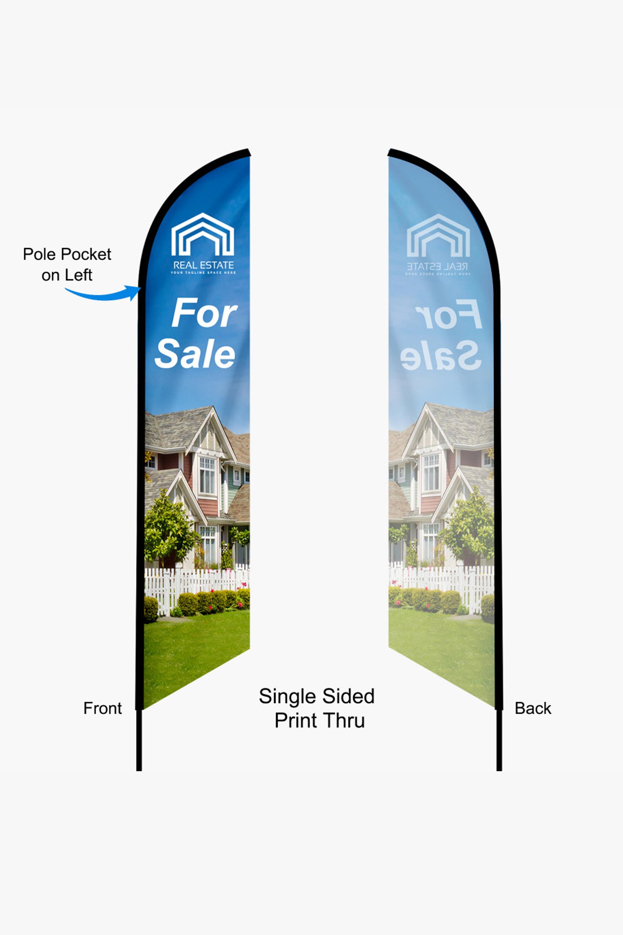 Custom Canopy Tent Flags - The Lemon Print & Design Studio