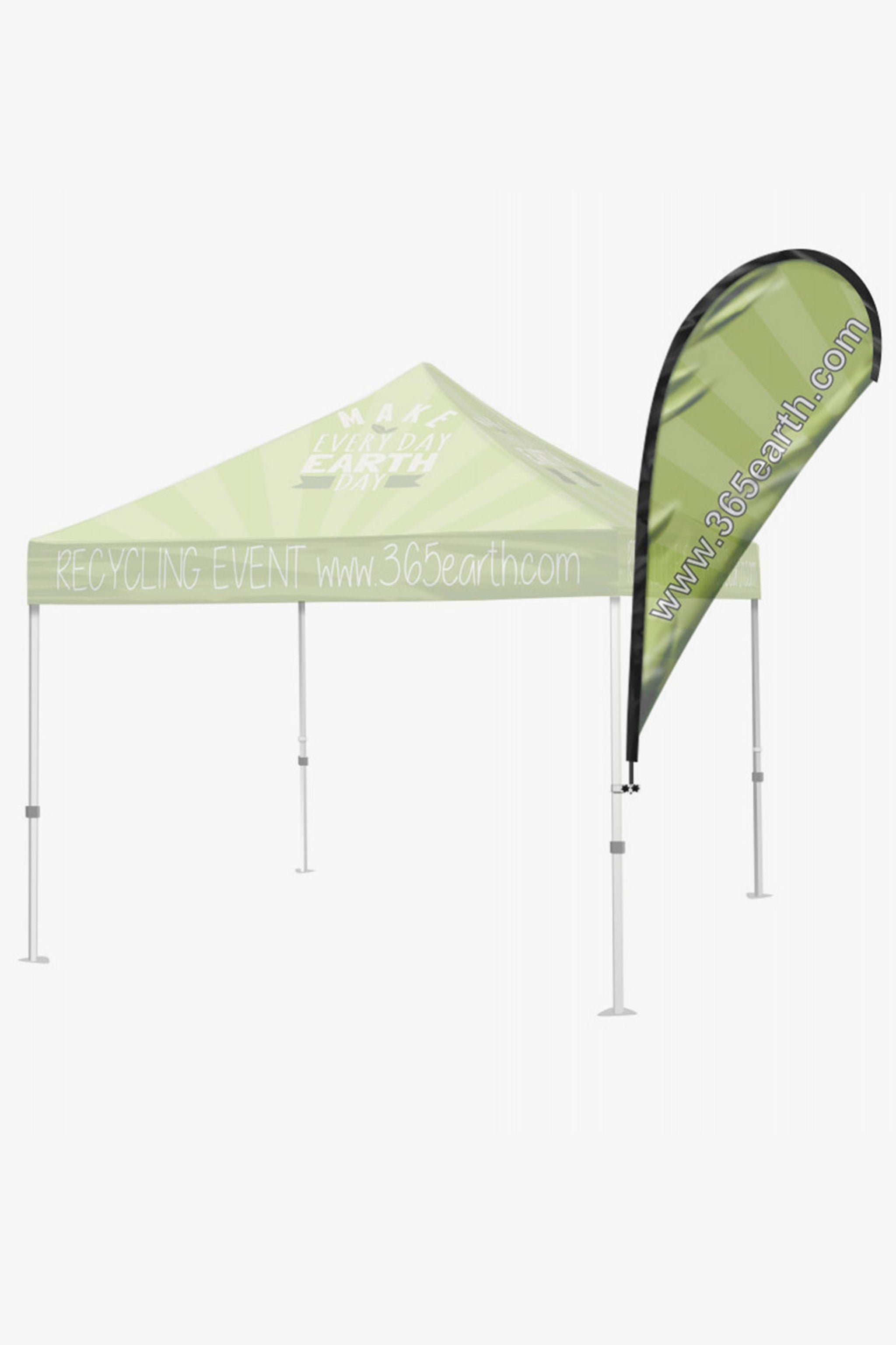 Custom Canopy Tent Flags - The Lemon Print & Design Studio