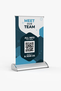 Table Top Banner Stand - The Lemon Print & Design Studio