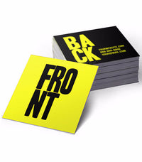 Standard Square Cards 2'' x 2'' - The Lemon Print | Online Marketing and T-Shirt Print Shop | Miami, Florida