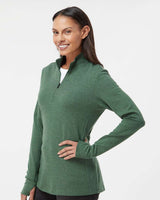Adidas Women's 3-Stripes Quarter-Zip Sweater Pullover A555