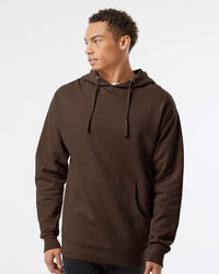 Independent Trading SS4500 Midweight Hoodie - Brown