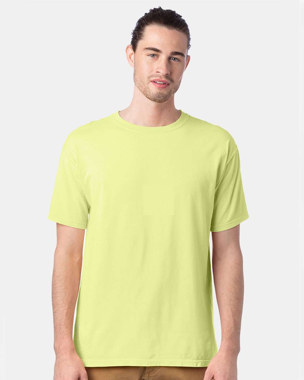 Hanes ComfortWash GDH100 Garment-Dyed T-Shirt - Chic Lime