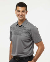 Adidas Men's Camo Chest Print Polo A585
