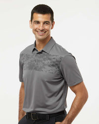 Adidas Men's Camo Chest Print Polo A585