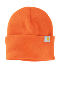 Carhartt A18 Acrylic Watch Hat (Beanie) - Brite Orange