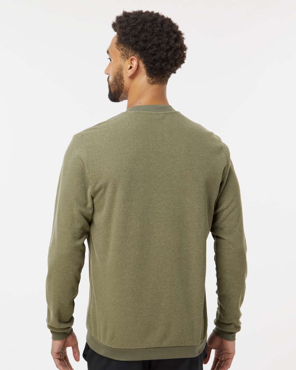 Adidas Men's Terry Loop Crewneck Sweatshirt A586