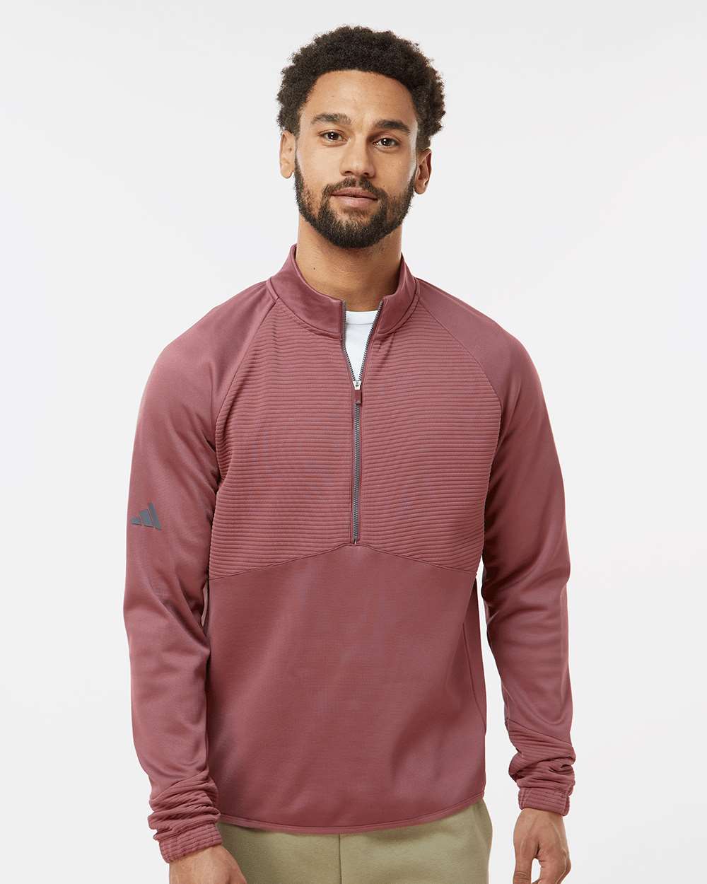 Adidas Men's Performance Quarter-Zip Pullover A587