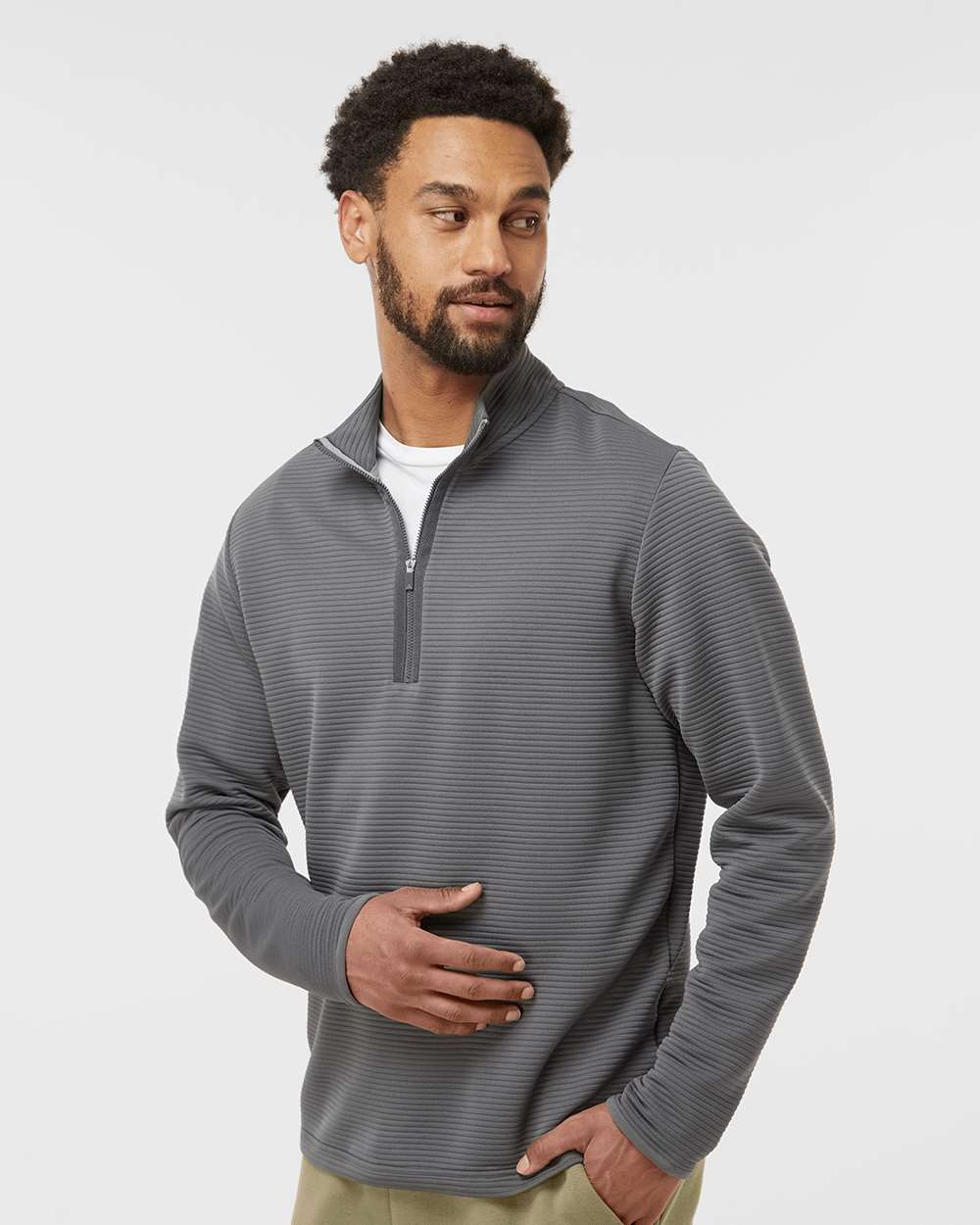 Adidas Men's Spacer Quarter-Zip Pullover A588