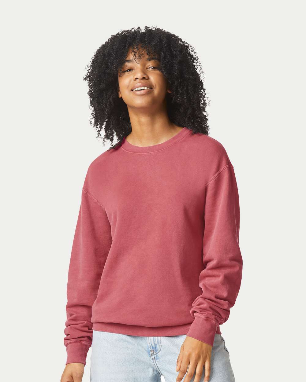 Comfort Colors Unisex Garment-Dyed Lightweight Fleece Crewneck Sweatshirt - 1466
