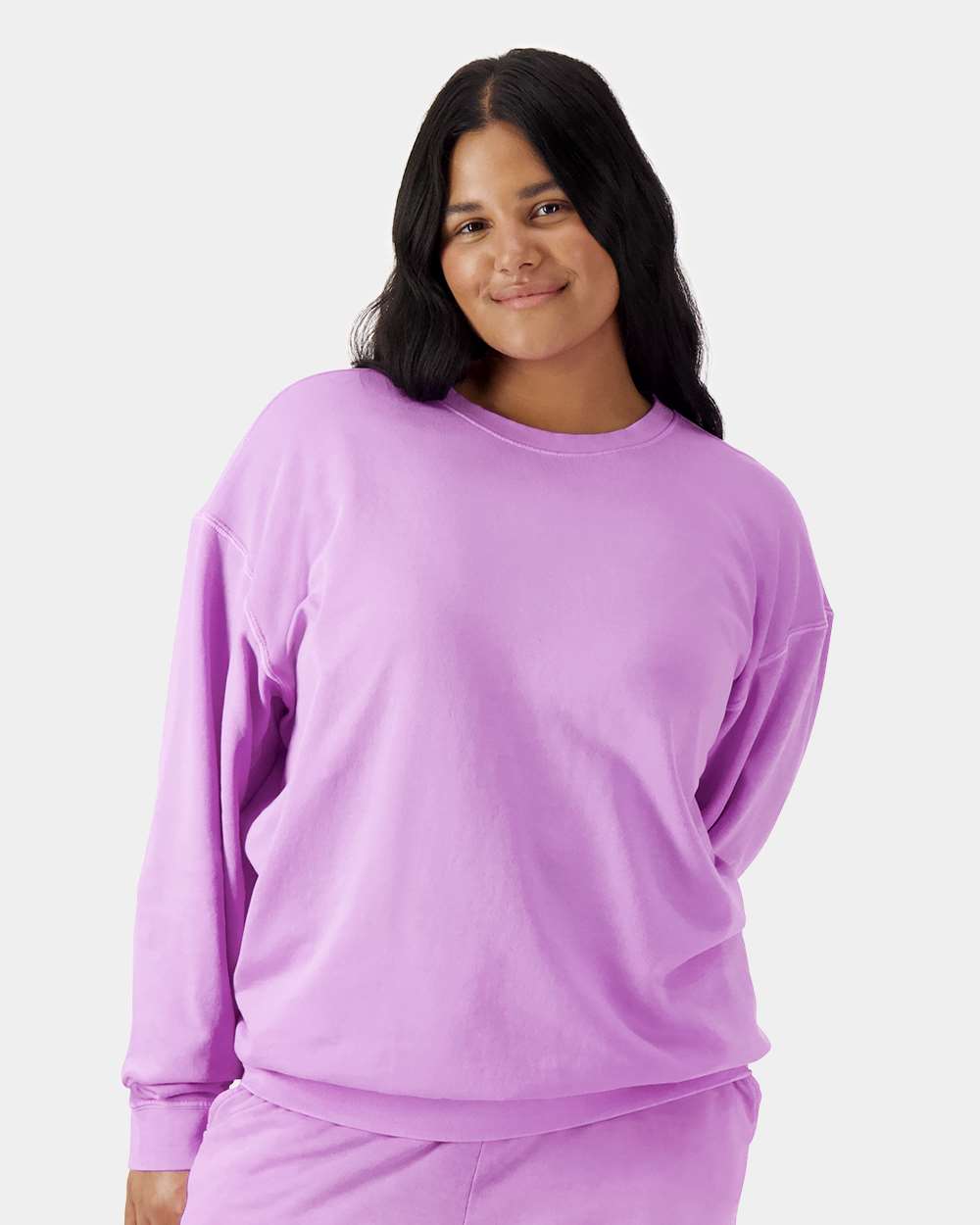 Comfort Colors Unisex Garment-Dyed Lightweight Fleece Crewneck Sweatshirt - 1466