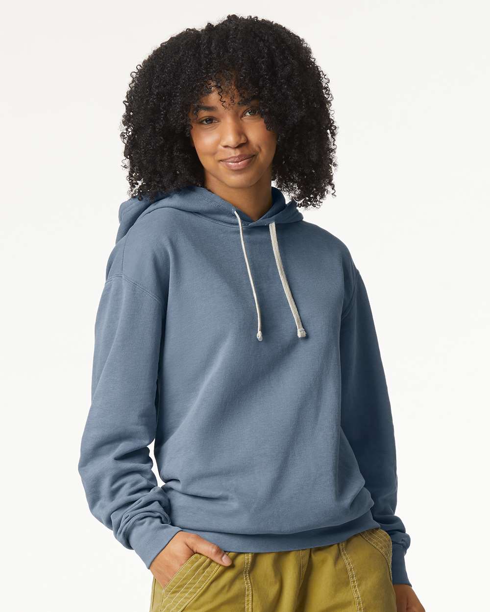 Comfort Colors Unisex Garment-Dyed Lightweight Fleece Hooded Sweatshirt - 1467