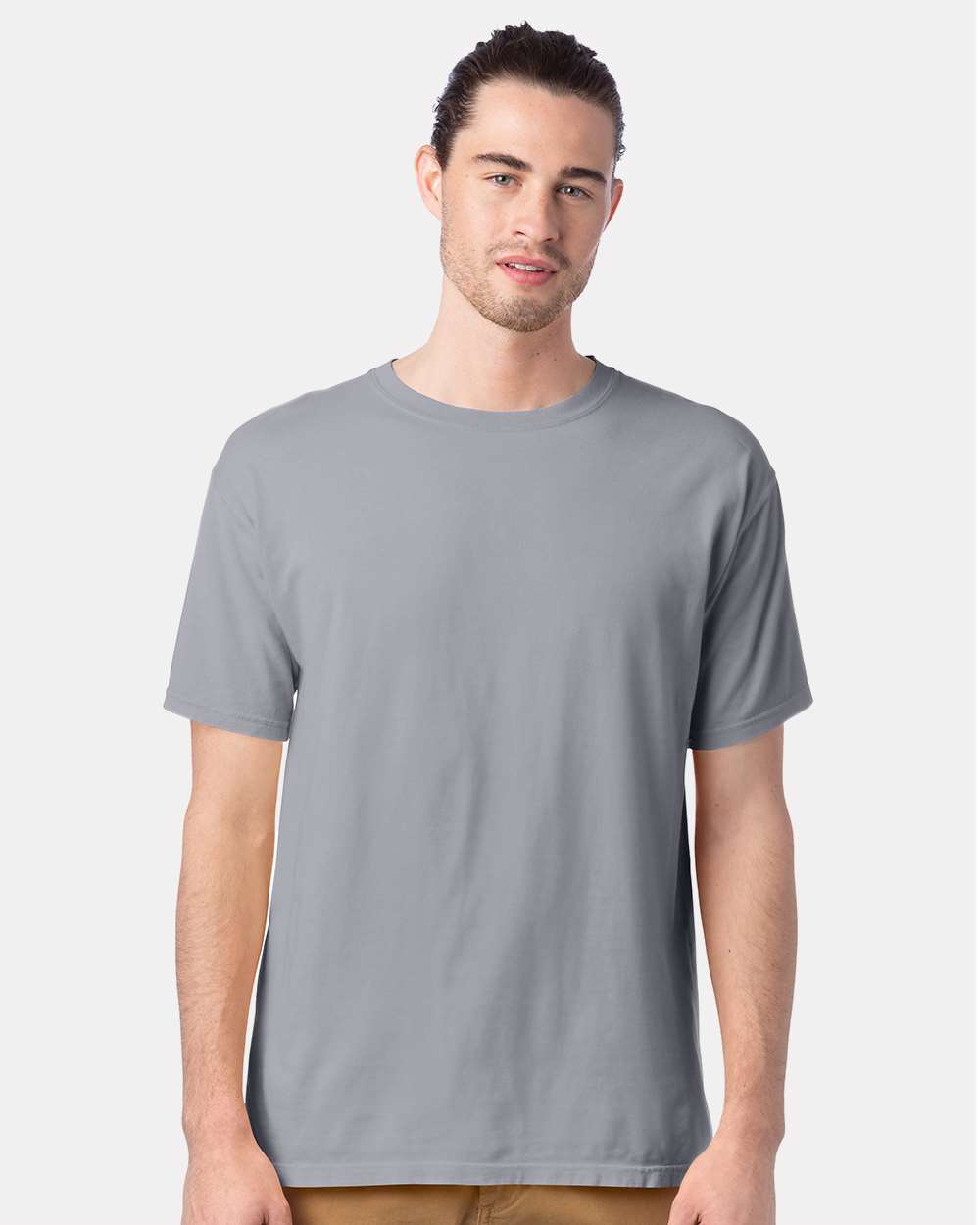 Hanes ComfortWash GDH100 Garment-Dyed T-Shirt - Silverstone