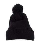 Pom-Pom Cuffed Knit Beanie