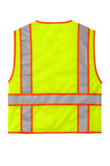 CornerStone® ANSI 107 Class 2 Mesh Zippered Two-Tone Vest | CSV103