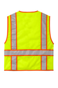 CornerStone® ANSI 107 Class 2 Mesh Zippered Two-Tone Vest | CSV103