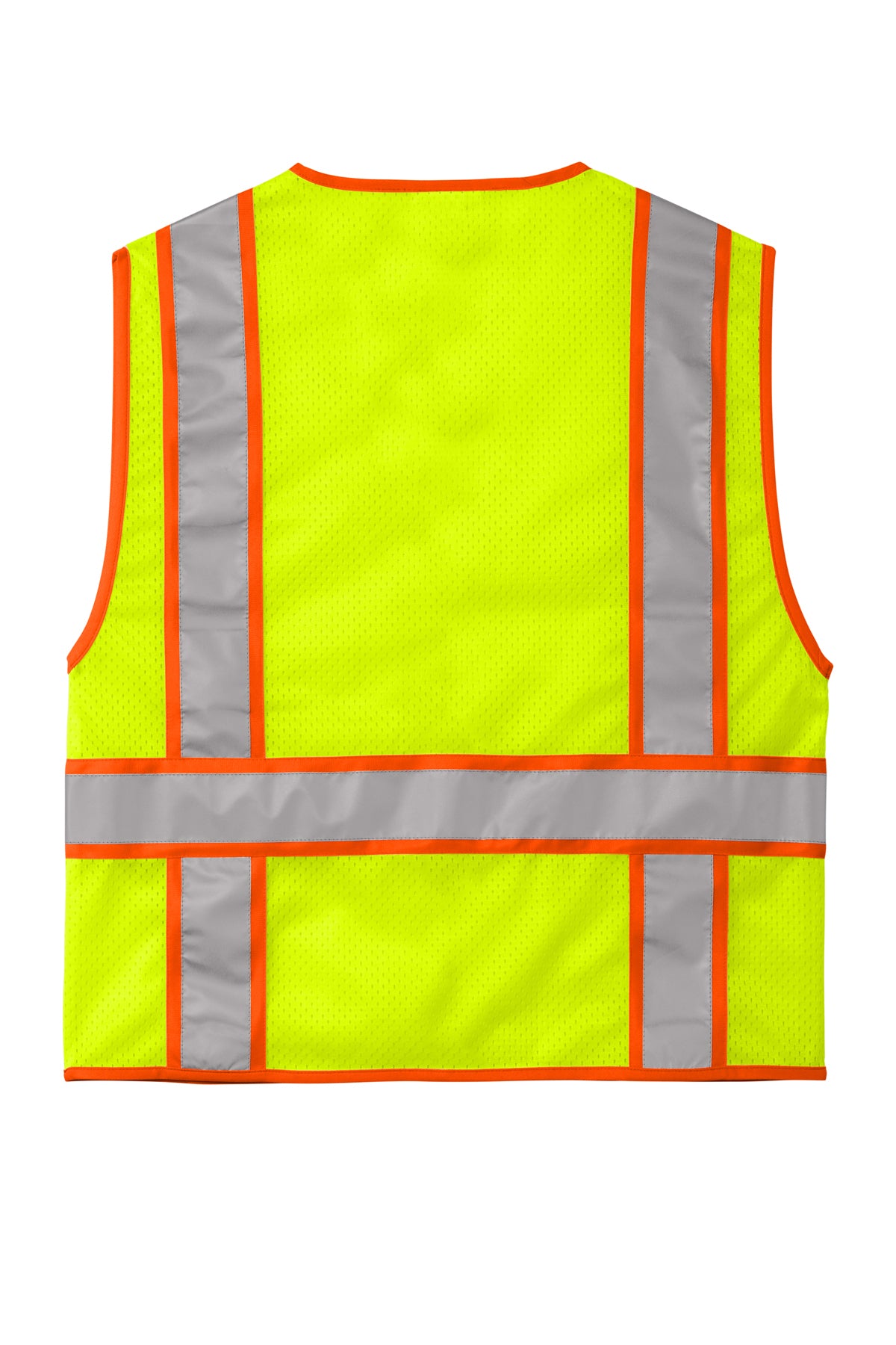 CornerStone® ANSI 107 Class 2 Mesh Zippered Two-Tone Vest | CSV103