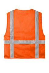 CornerStone® ANSI 107 Class 2 Mesh Six-Pocket Zippered Vest | CSV104