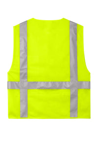 CornerStone® ANSI 107 Class 2 Mesh Six-Pocket Zippered Vest | CSV104