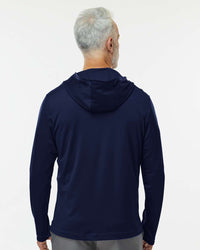 Adidas Men's Lightweight Quarter-Zip Hooded Pullover A596