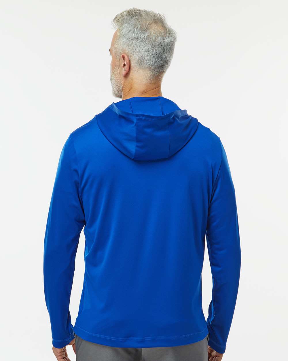 Adidas Men's Lightweight Quarter-Zip Hooded Pullover A596