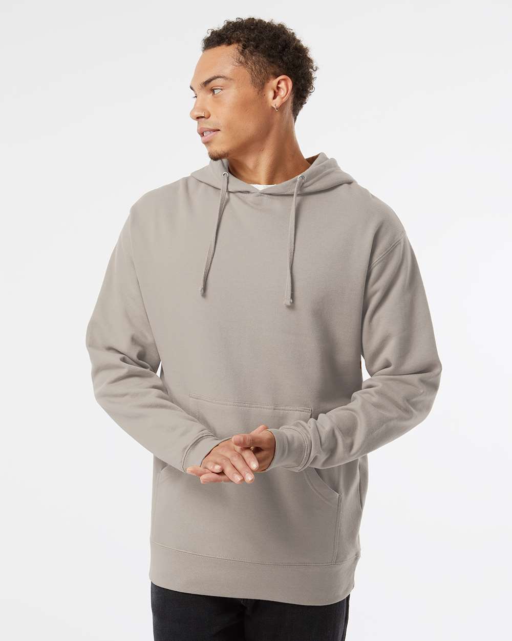 Independent Trading SS4500 Midweight Hoodie - Cement