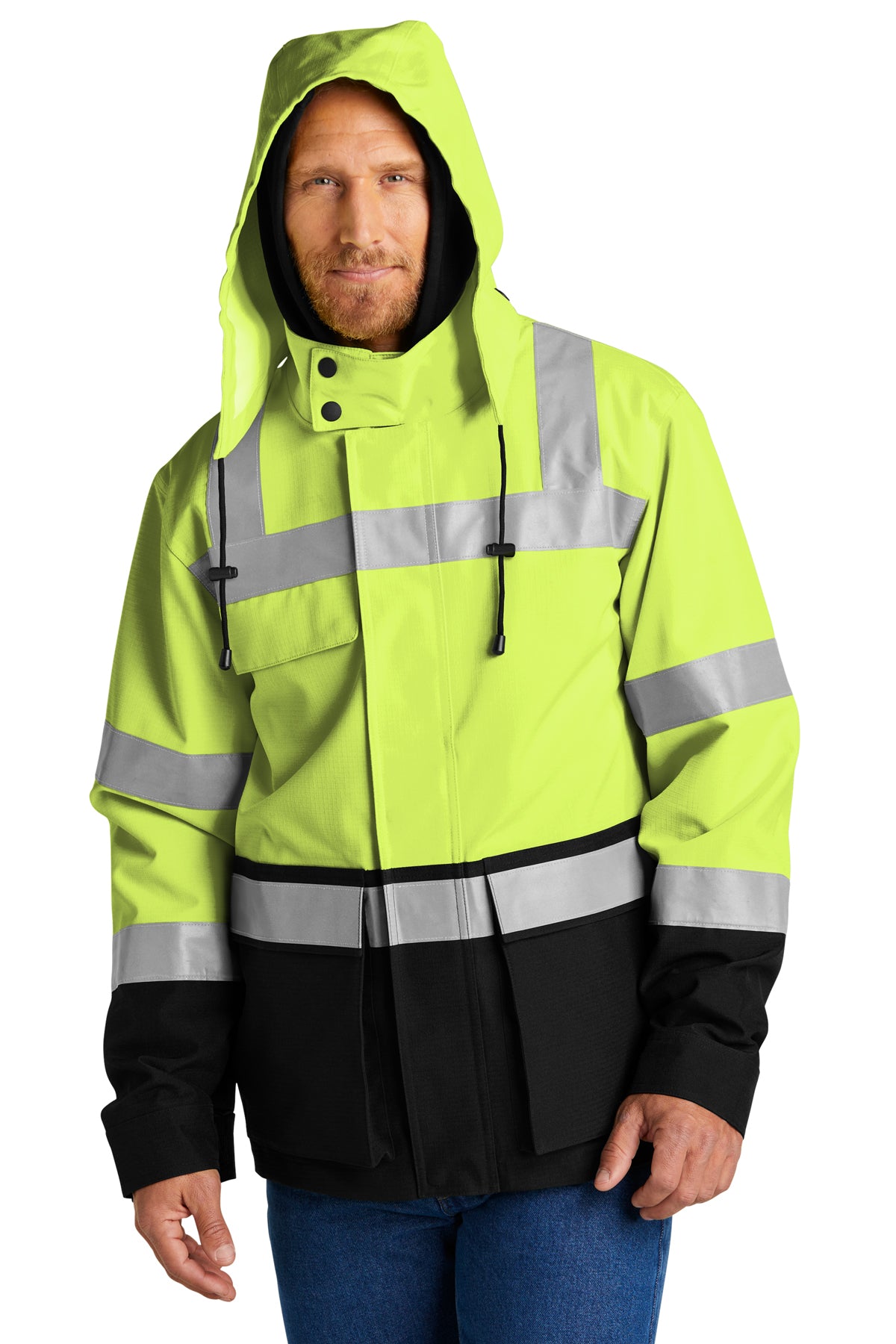 CornerStone® ANSI 107 Class 3 Waterproof Ripstop 3-In-1 Parka | CSJ502