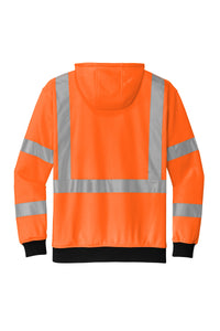 CornerStone® ANSI 107 Class 3 Heavy-Duty Fleece Full-Zip Hoodie | CSF300